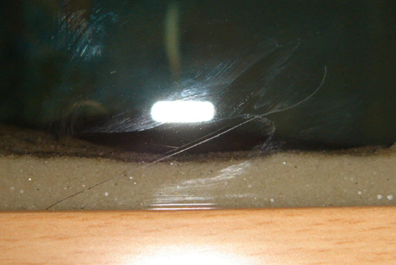 Потертости и царапины на стекле портят внешний вид